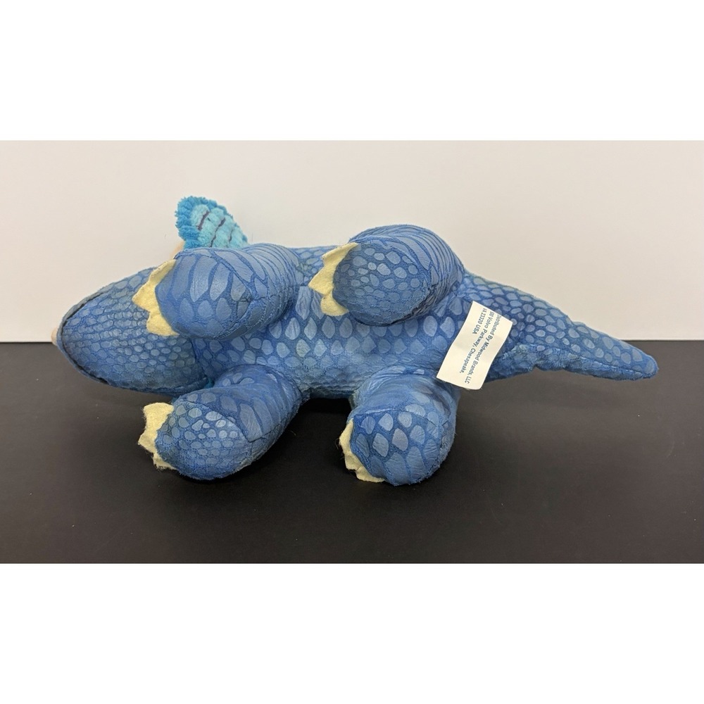 Dinosaur Plush Midwood Brands Triceratops Metallic Scale Green Blue Multi - Picture 7 of 9